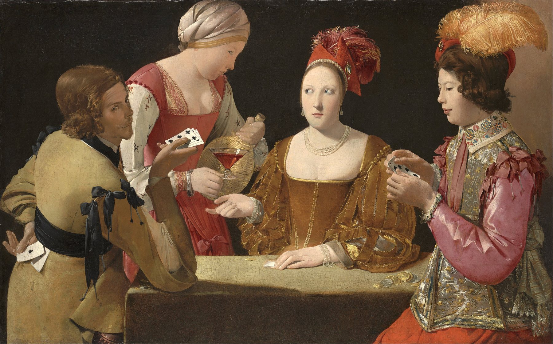 Georges de La Tour, The Cheat with the Ace of Clubs, cover artwork for the Augustus report.