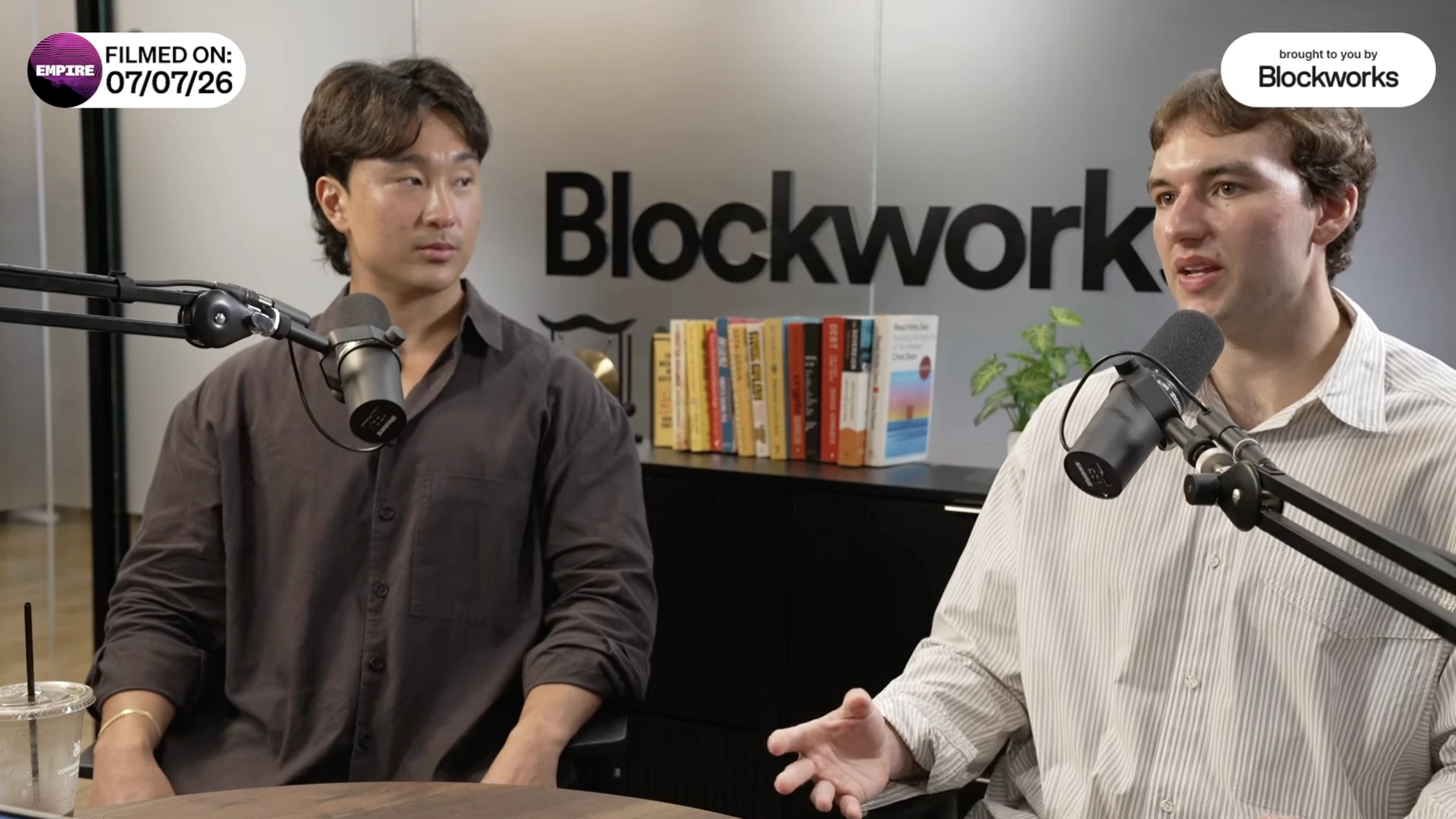 FOMO founders Paul Erlanger and Se Yong Park in a Blockworks interview