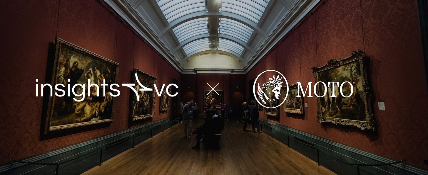 insights4vc x Moto partner highlight for premium card infrastructure